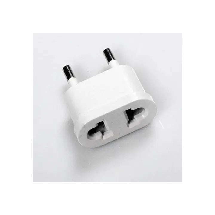 Adaptateur blanc prise electrique secteur voyage us vers fiche euro chine japon canada destockage - ECLATS DESTOCKAGE