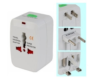 Adaptateur electrique universel europe prise secteur 150 pays voyage italie espagne usa uk australie - ECLATS DESTOCKAGE