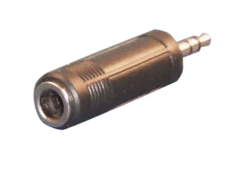 Adaptateur fiche jack mâle ø3.5 vers jack femelle ø6.35 ac 004 adapter plug coha36 - ECLATS DESTOCKAGE