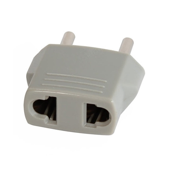 Adaptateur gris voyage prise electrique secteur us vers fiche euro chine japon canada con - ECLATS DESTOCKAGE