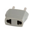 Adaptateur gris voyage prise electrique secteur us vers fiche euro chine japon canada con - ECLATS DESTOCKAGE