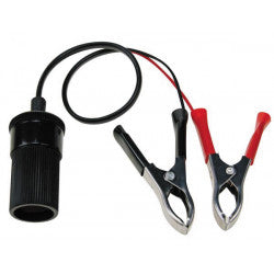 Adaptateur plugc15 pour fiche allume cigare 12v avec 2 pinces pour batterie - ECLATS DESTOCKAGE