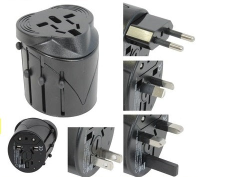 Adaptateur prise universel secteur electrique voyage 150 pays europe hq-travel11 usa uk japon suisse - ECLATS DESTOCKAGE