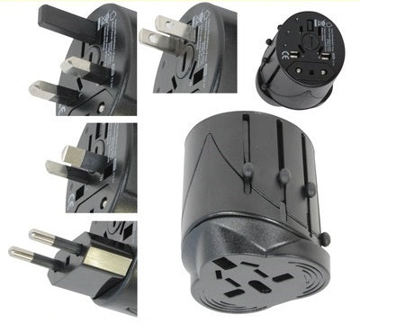 Adaptateur prise voyage 150 pays electrique secteur universel europe hq-travel11 usa uk japon suisse - ECLATS DESTOCKAGE