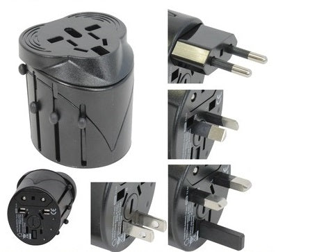 Adaptateur secteur universel voyage prise electrique 150 pays europe hq-travel11 usa uk japon suisse - ECLATS DESTOCKAGE