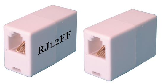 50 Adaptateurs telephonique rj12 femelle vers rj12 femelle 6p6c us voyage tcu2 ECLATS DESTOCKAGE
