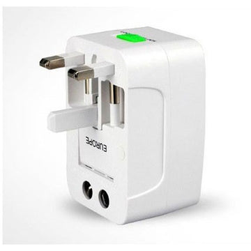 Adaptateur universel prise secteur 2 prises usb italie espagne europe usa uk australie - ECLATS DESTOCKAGE