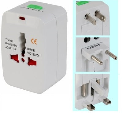 Adaptateur universel prise secteur electrique voyage 150 pays italie espagne europe usa uk australie - ECLATS DESTOCKAGE