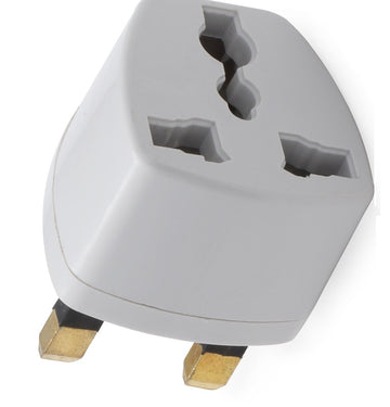 Adaptateur voyage secteur prise europeenne vers fiche anglaise gb uk electrique grande bretagne - ECLATS DESTOCKAGE