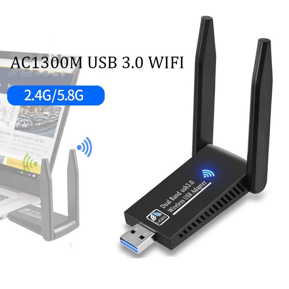 Adaptateur WiFi Dongle WiFi USB 3.0 Double Bande Bluetooth Récepteur Antenne 5dBi pour ordinateur portable ECLATS DESTOCKAGE