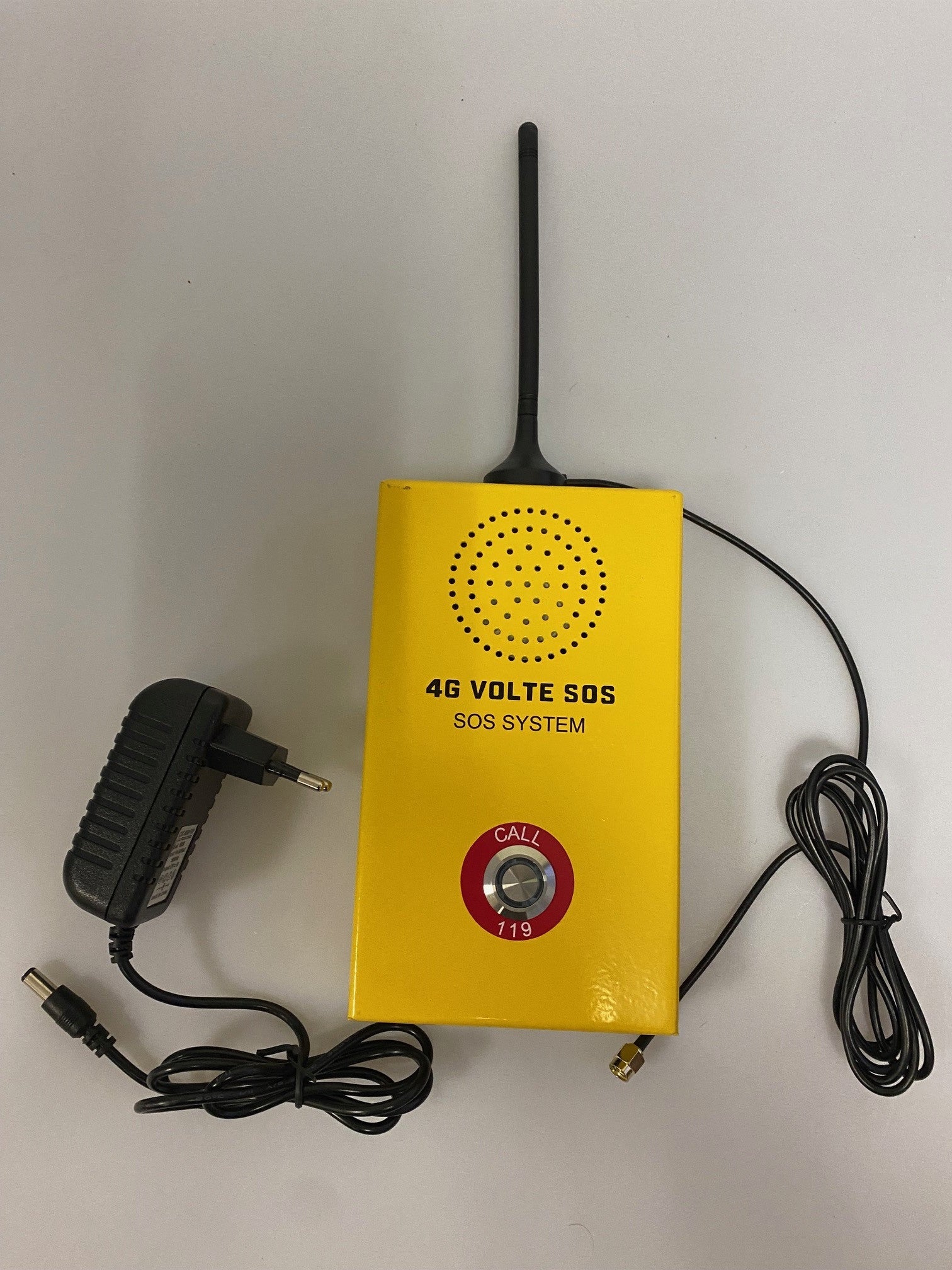 Alarme gsm 4g autonome avec bouton appel sos urgence avec interphone avec alim 220v 12v 1a ECLATS DESTOCKAGE