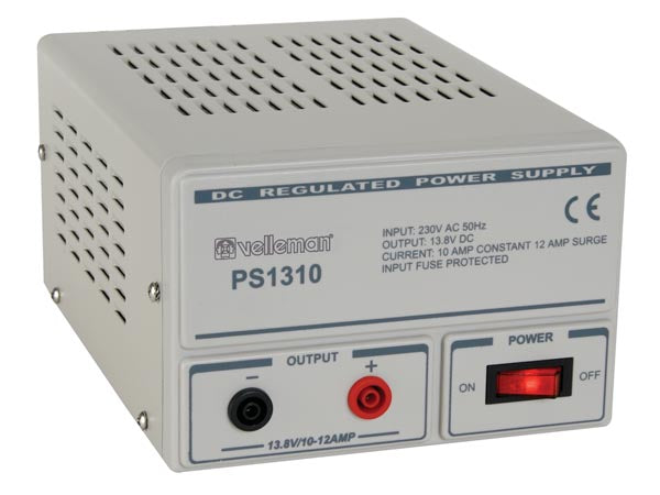 Alim secteur fixe 220v 12v 13.8v 8a 9a 10a 11a 12a alimentation 240vca/12v coffret metal ps1310 ECLATS DESTOCKAGE