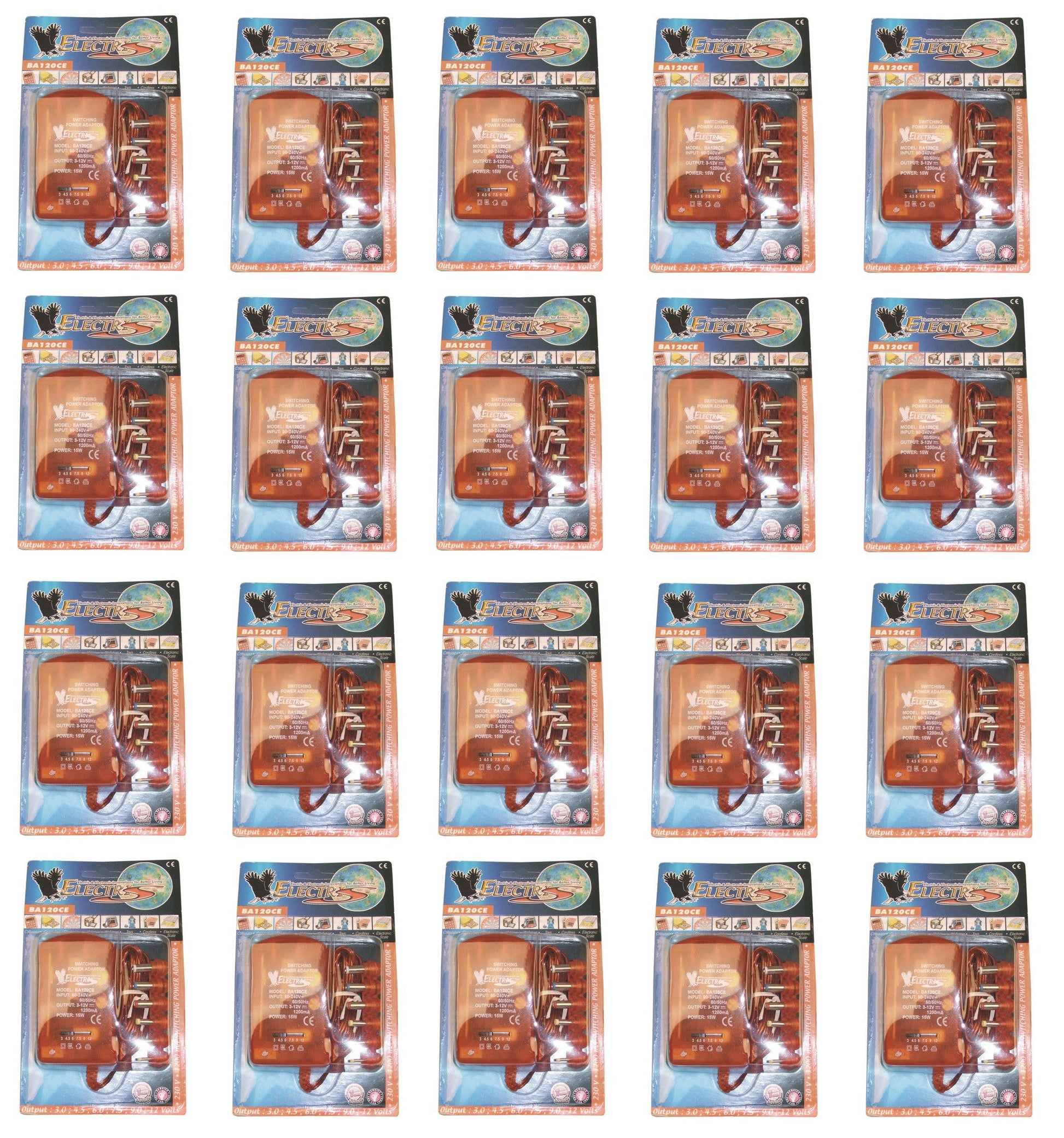 20 Alimentations 110v 220v 1.2a 3v 4v 4.5v 5v 6v 7v 7.5v 8v 9v 9.5v 10v 11v 12v freebox 230v 240v ECLATS DESTOCKAGE