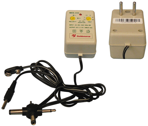 Alimentation 3v 4.5v 6v 7.5v 9v 9.6v 10v 12v adaptateur 220v 3 12vcc 0.3a secteur transformateur mee-350 ECLATS DESTOCKAGE
