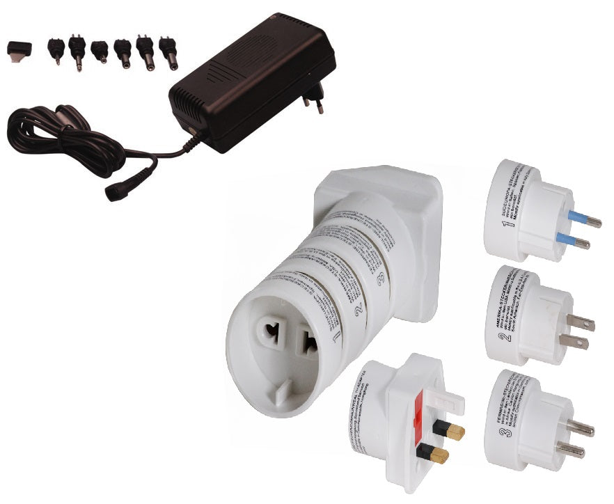 Alimentation + adaptateurs 200v 1.5a 2a 18w 3v 4.5v 6v 7.5v 9v 12v 220v ac dc a decoupage - ECLATS DESTOCKAGE