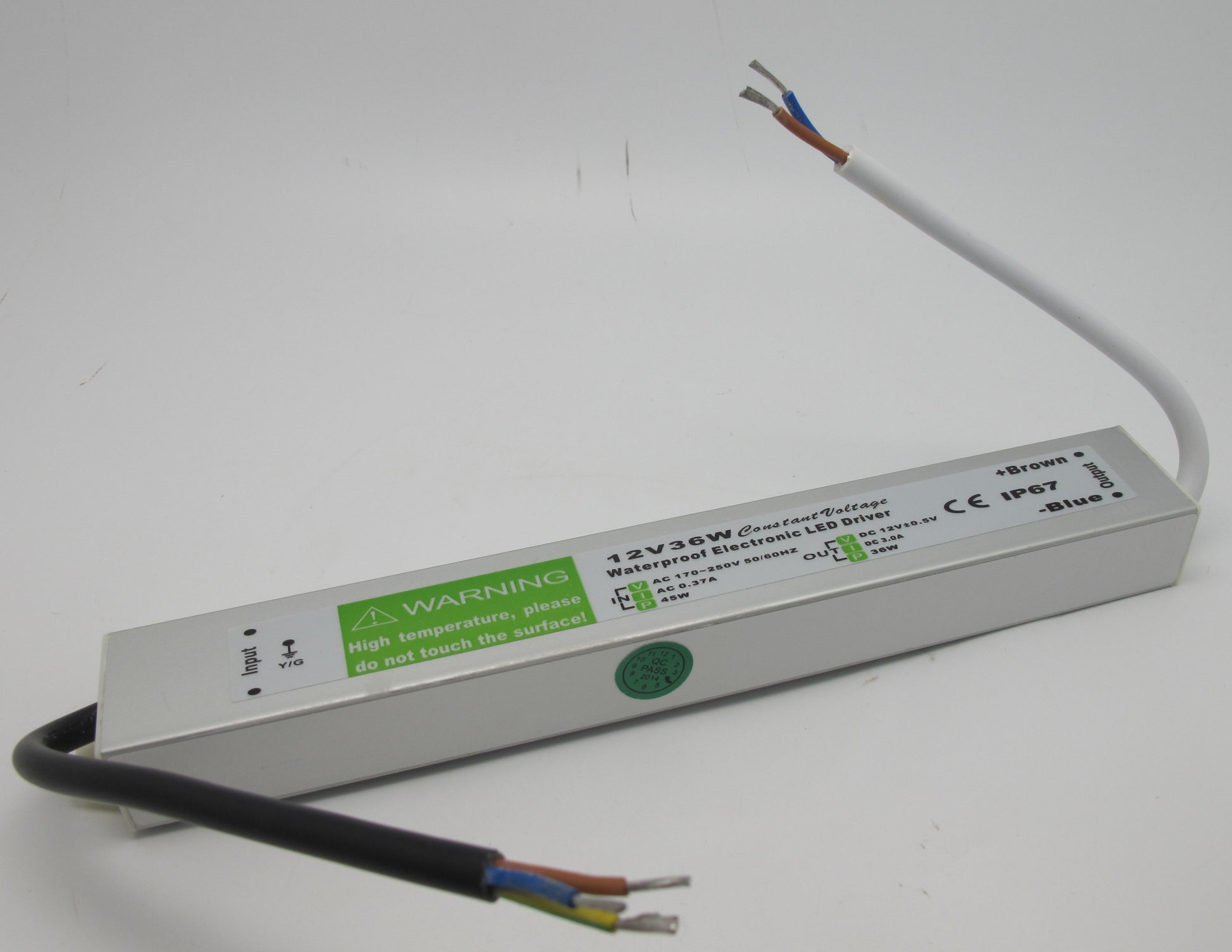 Alimentation driver led 110v 220v 12v 3a 36w alim 230v 240v résistant à l eau pour eclairage aldsl12036 - ECLATS DESTOCKAGE