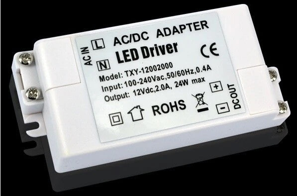 Alimentation driver led acdc 12v 110v 220v 1a 1.5a 2a 24w 2000ma alim secteur ECLATS DESTOCKAGE