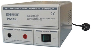 Alimentation avec defaut 220v 12v 13.8v 30a 32a ps1330 velleman secteur 220vca/12vc PS1330 - ECLATS DESTOCKAGE