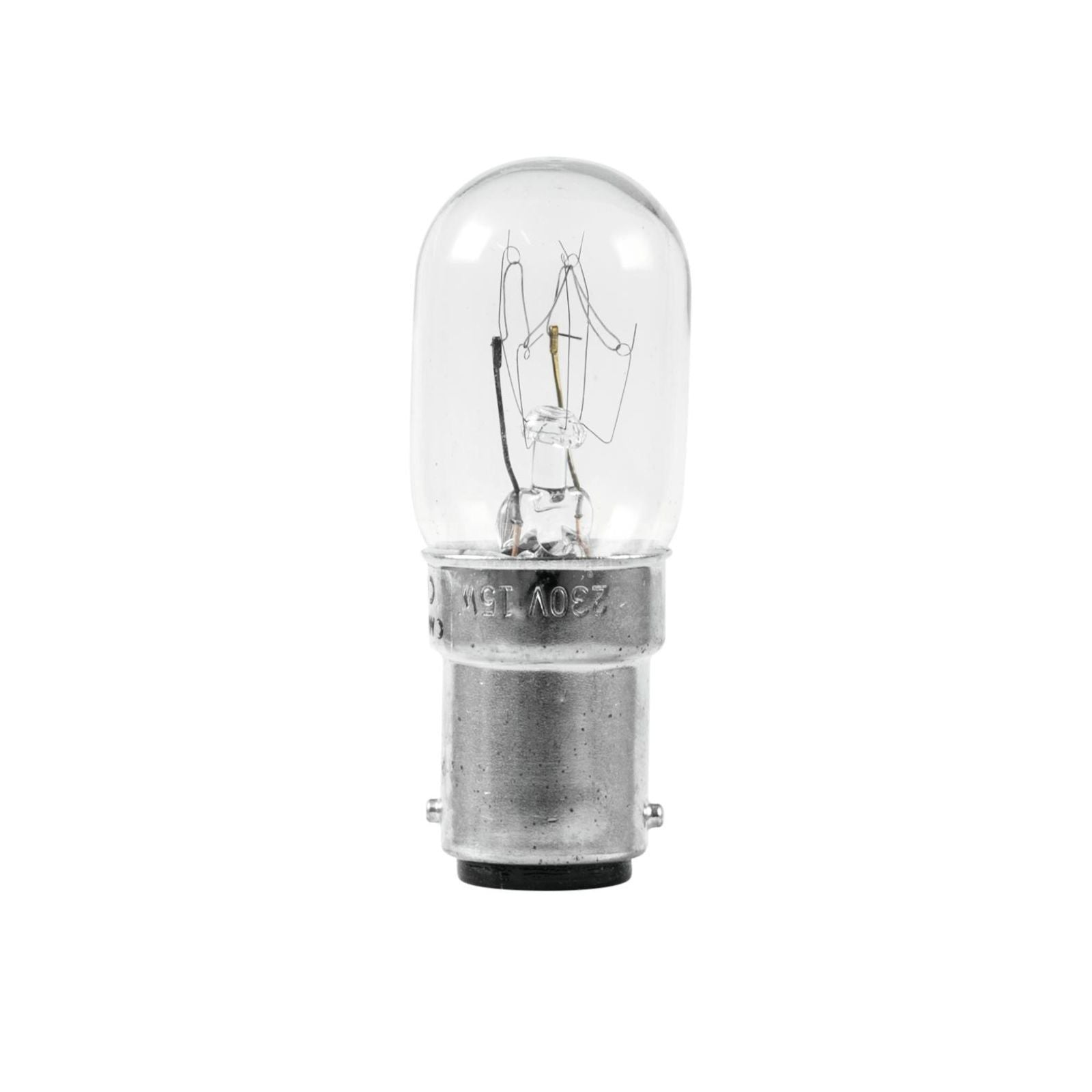 Ampoule ba15d 15W 220v Blanc Culot à baïonnette T20 230V 1000h lampe studio machine a coudre ECLATS DESTOCKAGE