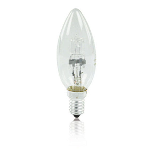 Ampoule bougie flamme halogene economique e14 220v 28w h e14 04 equivalent 37w 370 lumen lumiere ECLATS DESTOCKAGE