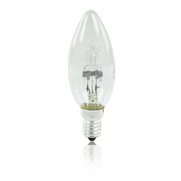 Ampoule bougie flamme halogene economique e14 220v 28w h e14 04 equivalent 37w 370 lumen lumiere ECLATS DESTOCKAGE