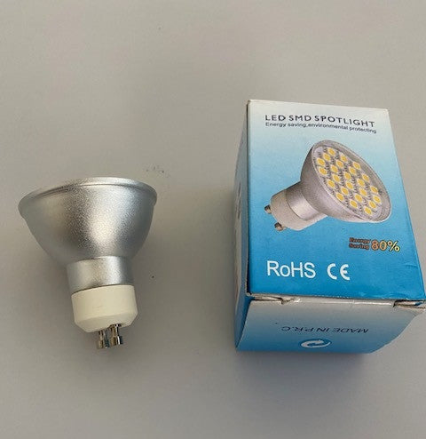 Ampoule gu10 24 led 5w smd 5050 spot blanc froid basse conso 220v 240v eclairage lumiere ECLATS DESTOCKAGE