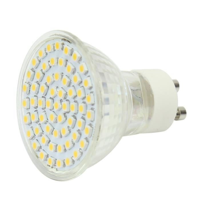 Ampoule gu10 60 led 1.5w 2w 2.5w 3w 3.5w 4w 220v 230v smd 3528 blanc chaud 240v eclairage lumiere ECLATS DESTOCKAGE