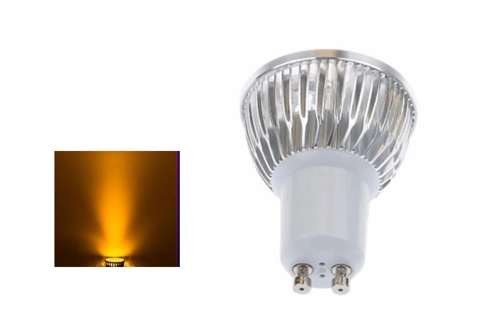 Ampoule gu10 9w jaune 110v 220v projecteur lampe led cob Super Brillante Spot Lumineux ECLATS DESTOCKAGE