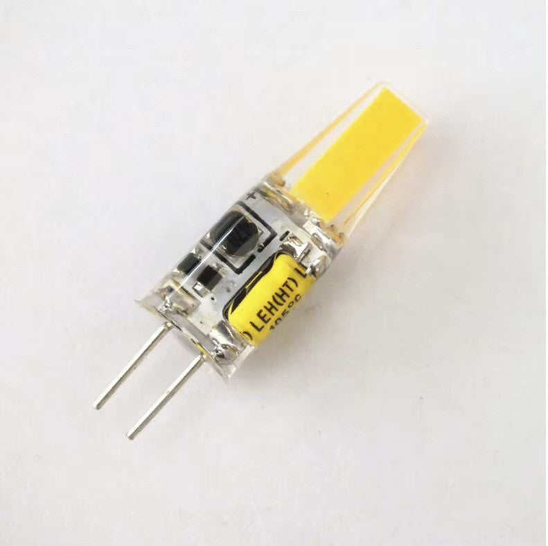 Ampoule LED COB à Intensité Variable G4 6W 12Vcc blanc chaud pour Lustre Bougies de Remplacement ECLATS DESTOCKAGE