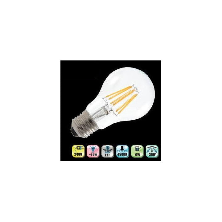 Ampoule led eclairage lampe classique avec filaments 6w  75w culot e27 ECLATS DESTOCKAGE