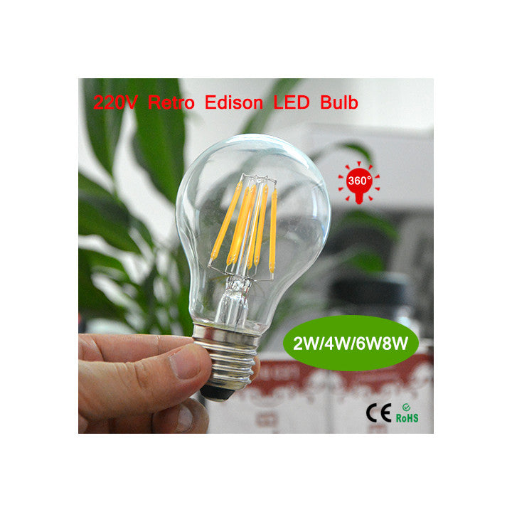 Ampoule led eclairage lampe classique avec filaments 6w  75w culot e27 ECLATS DESTOCKAGE
