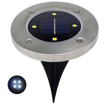 Ampoule solaire enterrée 4 led Projecteur de jardin etanche jardin patio parc terrasse balcon - ECLATS DESTOCKAGE