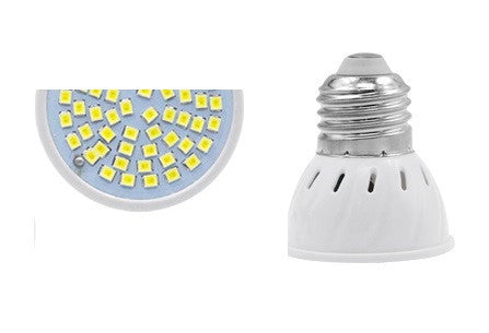 Ampoule spot led e27 54 led 60 led 220v 230v 240v blanc froid ECLATS DESTOCKAGE
