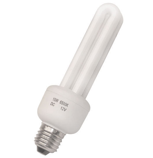 Ampoule tube fluo 12v 12w 13w 14w 15w e27 économie énergie lumiere eclairage basse consommation - ECLATS DESTOCKAGE