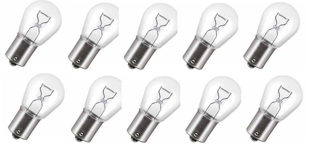 Ampoules ba 12v 21w ba15s adnauto lot de 10 ampoules b15 b15s ba15 ba15s ba-15 p21w stop clignotant - ECLATS DESTOCKAGE
