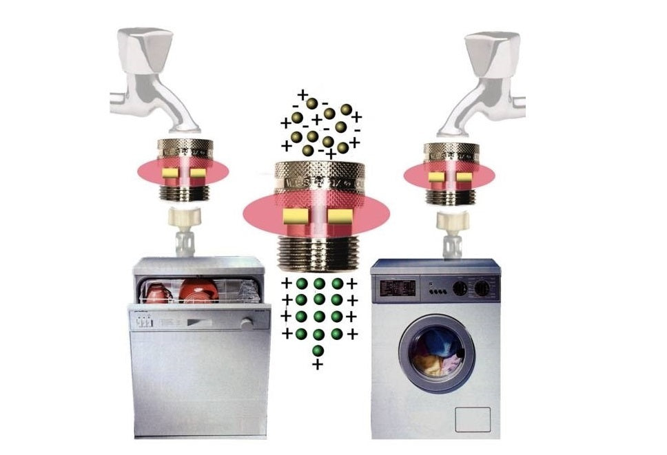 Anti calcaire magnetique aimant raccord robinet machine a laver lave vaisselle detartrage - ECLATS DESTOCKAGE