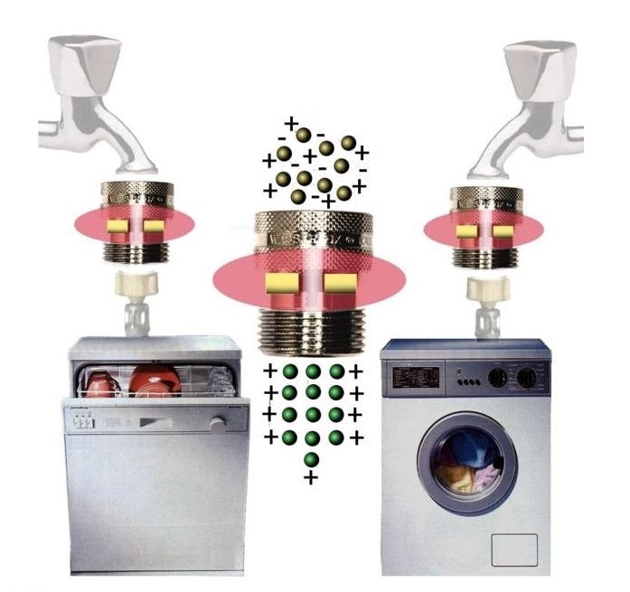 Anticalcaire magnetique aimant raccord robinet detartrage lave linge lave vaisselle - ECLATS DESTOCKAGE