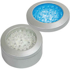 Applique a leds bleu ronde eld280bl eclairage basse tension led 64mm 220v 230vac lumiere