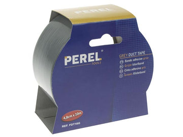 Bande adhesive duct scotch ruban reparation tuyau 4.8cm x 10m perel fdt10g tuyauterie conduite d eau ECLATS DESTOCKAGE