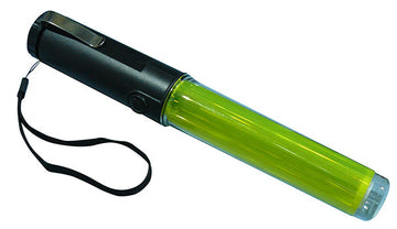 Baton lumineux 26cm torche Eclairage led lumiere jaune circulation route aeroport ECLATS DESTOCKAGE