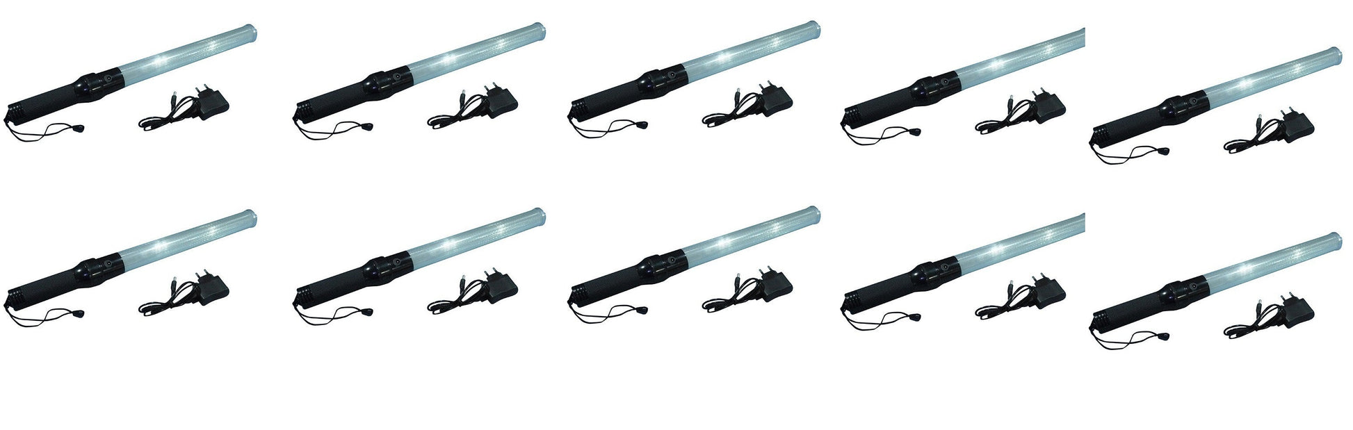 10 Baton lumineux blanc batterie rechargeable et chargeur route circulation voiture automobile avion ECLATS DESTOCKAGE
