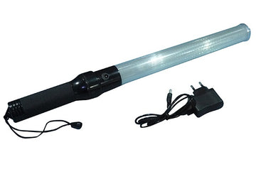 Baton lumineux blanc batterie rechargeable et chargeur route circulation voiture automobile avion - ECLATS DESTOCKAGE