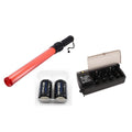 Baton lumineux GM torche rechargeable rouge signalisation police route circulation voiture avion ECLATS DESTOCKAGE