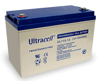 Batterie 12v 110ah accumulateur plomb rechargeable solaire cyclique accu etanche gel eoliene - ECLATS DESTOCKAGE