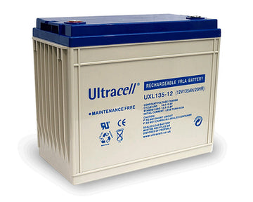 Batterie 12v 134ah 135ah accu plomb rechargeable solaire eolienne accumulateur - ECLATS DESTOCKAGE