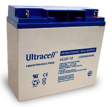 Batterie 12v 22ah accu rechargeable etanche solaire plomb gel 12vcc - ECLATS DESTOCKAGE