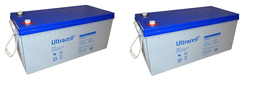 2 X Batterie 12v 230ah ucg230-12 équivalent 210ah 220ah 226ah rechargeable solaire eolienne plomb ECLATS DESTOCKAGE