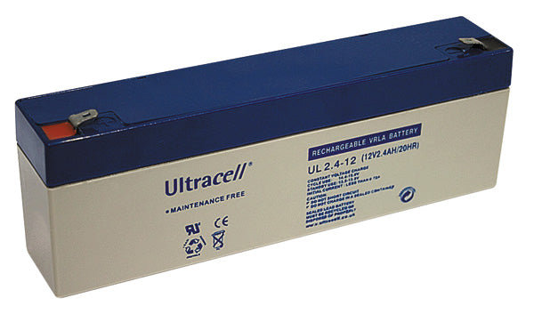 Batterie 12v 2.4ah pour centrale alarme te3  faston 4.8mm 2.1ah 2.2ah 2.3ah 2ah 1.9ah 2,4ah ECLATS DESTOCKAGE