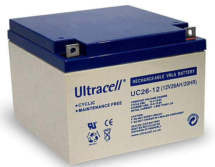 Batterie 12v 26ah uc26-12 chariot golf accu gel rechargeable plomb accumulateur reserve energie - ECLATS DESTOCKAGE