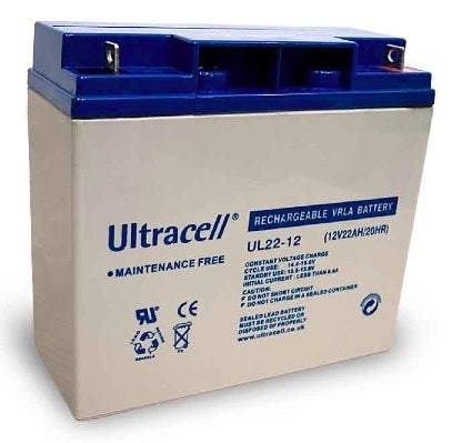 Batterie 12vcc gel accu etanche rechargeable solaire plomb agm 12v 22ah - ECLATS DESTOCKAGE